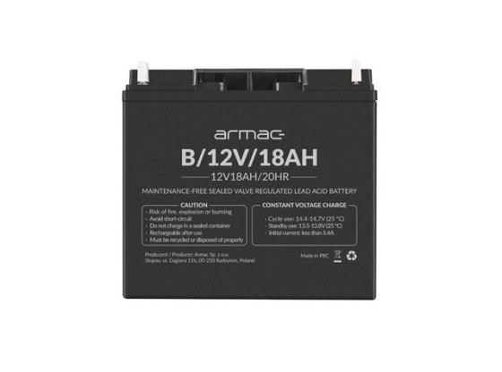 UNIVERZÁLNÍ BATERIE ARMAC VRLA AGM 12V/18AH