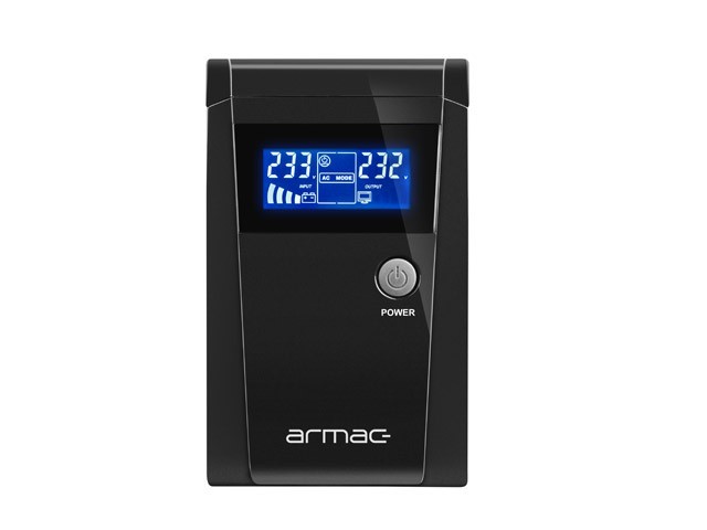 UPS ARMAC OFFICE O/850E/LCD LINE-INTERACTIVE 850VA 2X FRANCOUZSKÉ ZÁSUVKY USB-B LCD KOVOVÉ POUZDRO 6