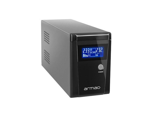 UPS ARMAC OFFICE O/850F/LCD LINE-INTERACTIVE 850VA 2X SCHUKO ZÁSUVKY USB-B LCD KOVOVÉ POUZDRO 4
