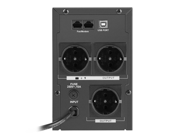 UPS ARMAC OFFICE O/1500F/LCD LINE-INTERACTIVE 1500VA 3X SCHUKO ZÁSUVKY USB-B LCD KOVOVÉ POUZDRO 4