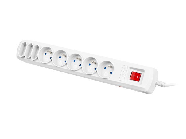 PŘEPĚŤOVÁ OCHRANA ARMAC R8 3M 5X FRANCOUZSKÉ ZÁSUVKY 3X ZÁSUVKY EUROPLUG ŠEDÁ 4