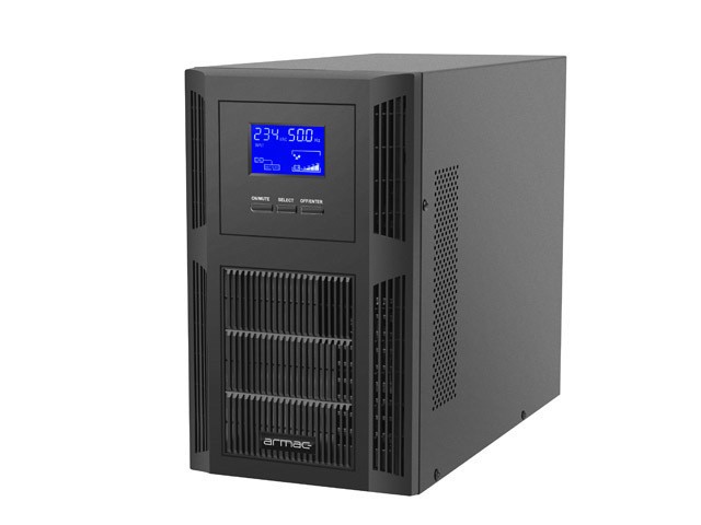 UPS ARMAC OFFICE O/2000I/ONL ON-LINE 2000VA 8X IEC C13 OUTLETS USB-B RS-232 LCD METAL CASE