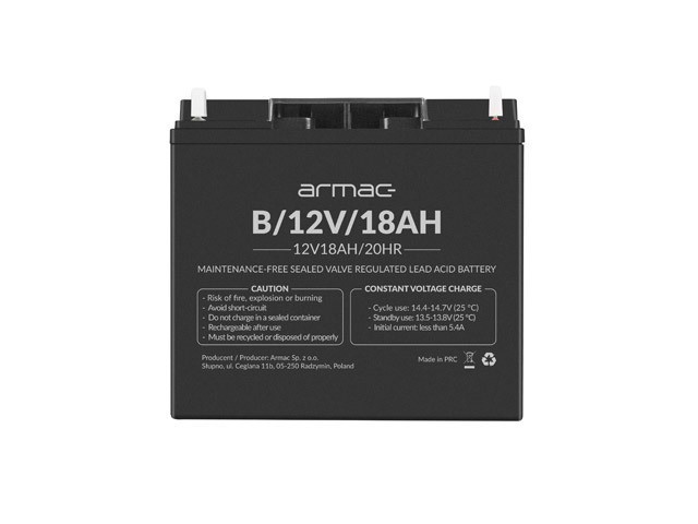 UNIVERZÁLNÍ BATERIE ARMAC VRLA AGM 12V/18AH 1
