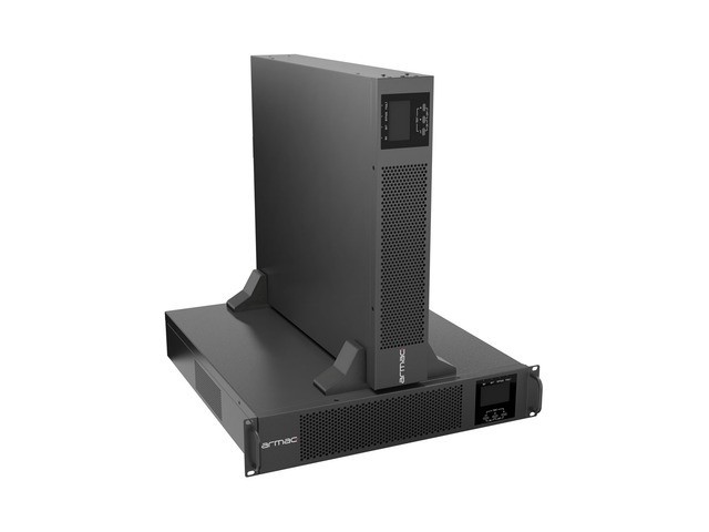 UPS RACK ARMAC R/2000I/PF1/DF ON-LINE 2000VA 8X IEC C13 ZÁSUVEK USB-B LCD KOVOVÁ SKŘÍŇ BEZ PRACHU 7