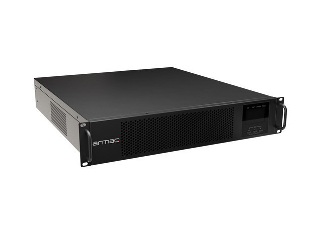 UPS RACK ARMAC R/3000I/PF1/DF ON-LINE 3000VA 8X IEC C13 ZÁSUVEK USB-B LCD KOVOVÁ SKŘÍŇ BEZ PRACHU 1