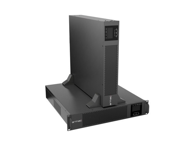 UPS RACK ARMAC R/3000I/PF1/DF ON-LINE 3000VA 8X IEC C13 ZÁSUVEK USB-B LCD KOVOVÁ SKŘÍŇ BEZ PRACHU 7